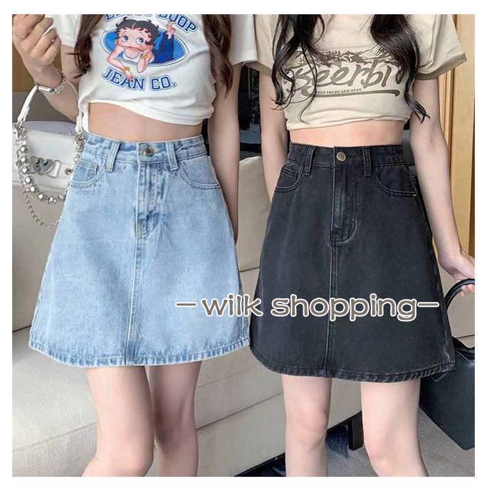 デニムミニスカート デニムスカート ミニスカート ショート丈 Aライン