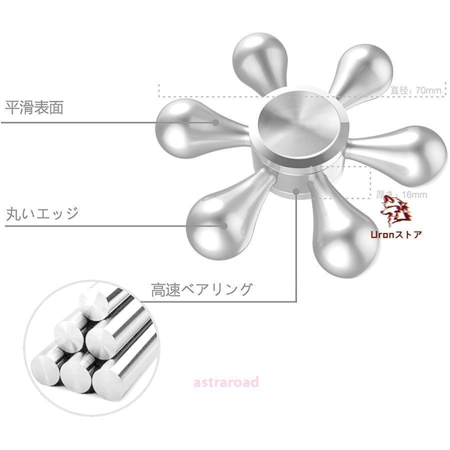 新型DIY ハンドスピナー 水道 Hand Spinner ストレス解消 6枚翼
