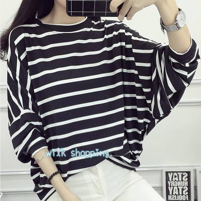 美品‼️plage ドルマンスリーブ　ボーダーカットソー Plage - 美品‼️plage ドルマンスリーブ ボーダーカットソーの通販 by