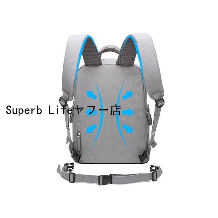 リュック バッグ ケース　一眼レフバッグ 鞄 かばん バック　レンズ収納　インナーバッグ　アウトドア 大容量　耐摩防振　旅行_2
