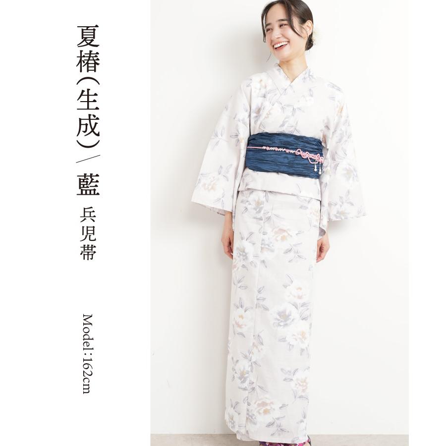 浴衣 セット レディース 2点セット 兵児帯 作り帯 女性用 綿100％ 大人