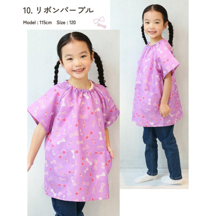 子供服 長袖 半袖 春服 夏服 保育園着　女の子 キッズ まとめ売り 100 撥水】スモック 半袖 夏 キッズ 幼稚園 女の子 男の子 子供 保育園
