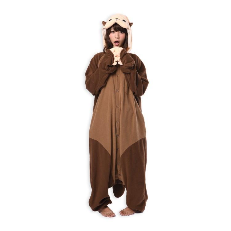 着ぐるみ 大人用 ラッコ アニマル ハロウィン フリース サザック SAZAC