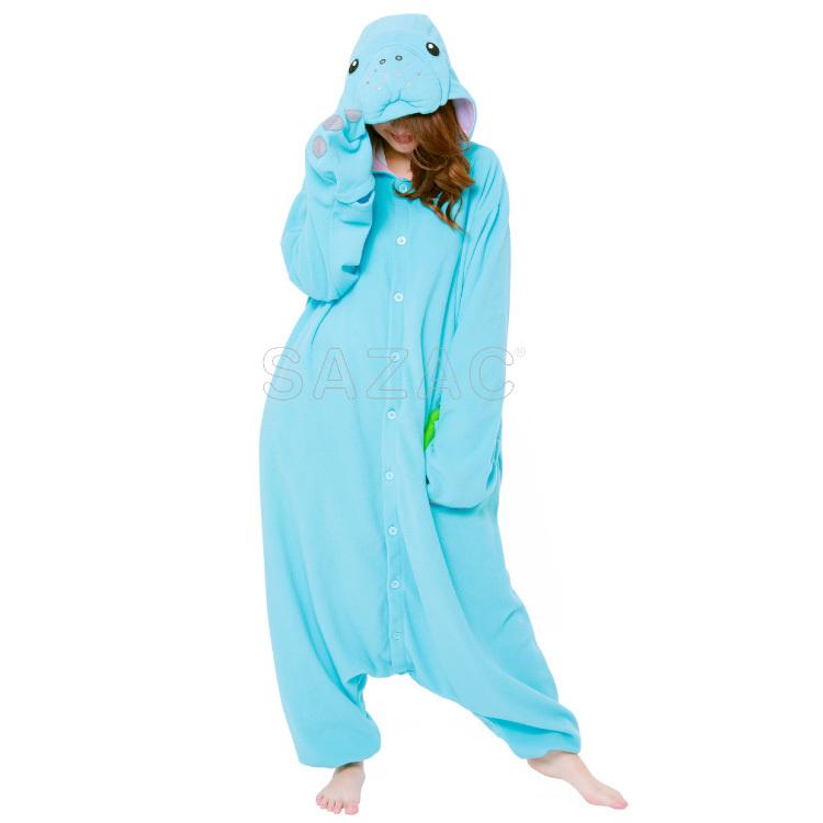 着ぐるみ パジャマ 大人用 マナティー アニマル ハロウィン フリース