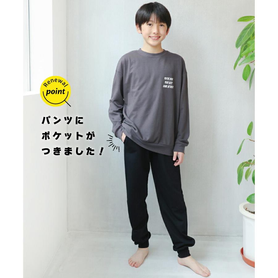 パジャマ キッズ 子供 長袖 男の子 スエット 薄手 スウェットパジャマ 