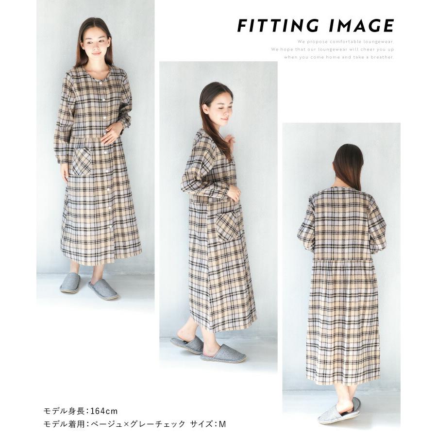 新品タグ付き】バーバリー ノバチェック切り替え長袖ワンピース
