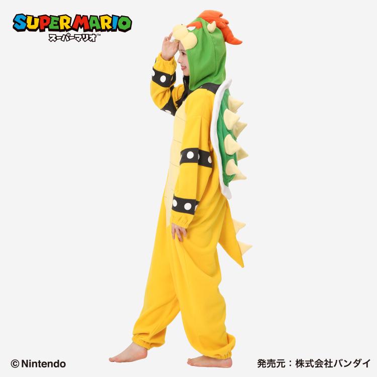 スーパーマリオ 着ぐるみ パジャマ 大人用 フリース クッパ スーパー