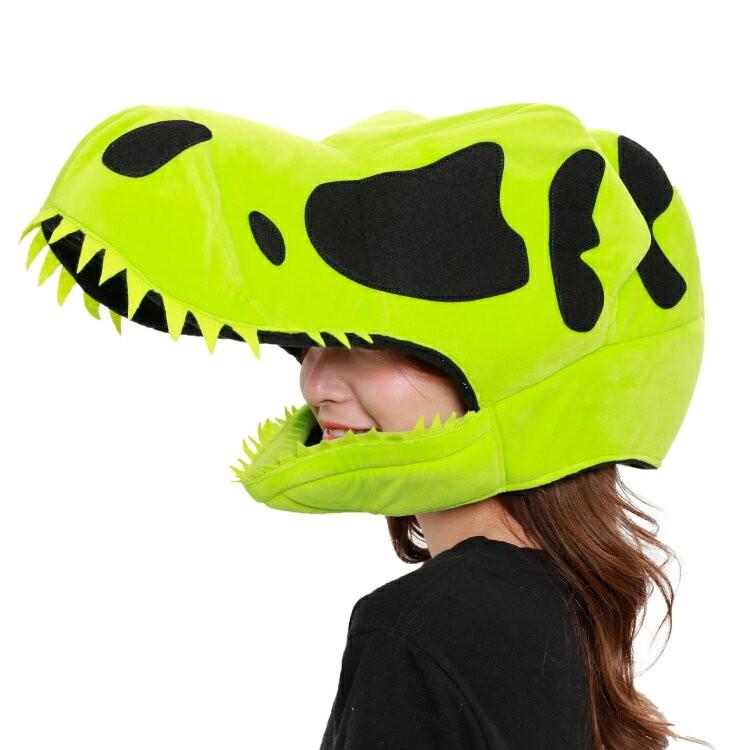 デラックス着ぐるみキャップ 帽子 被り物 恐竜 ボーンティラノ グリーン ハロウィン クリスマス 大人用 サザック Sazac コスプレ 仮装 Y3 Cap 2900 Gn 佐川 Cap 2900 Gn Nishiki Yahoo 店 通販 Yahoo ショッピング