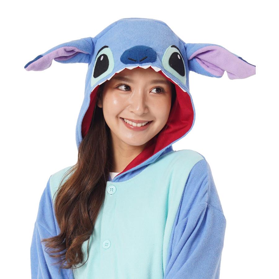 Disney 着ぐるみ パジャマ 大人用 パイル素材 スティッチ リロ Disney 着ぐるみ パジャマ 大人用 パイル素材 スティッチ リロ