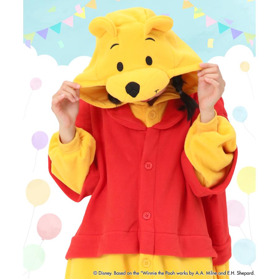 Disney（ディズニー） 着ぐるみ パジャマ 子供用 プーさん フリース