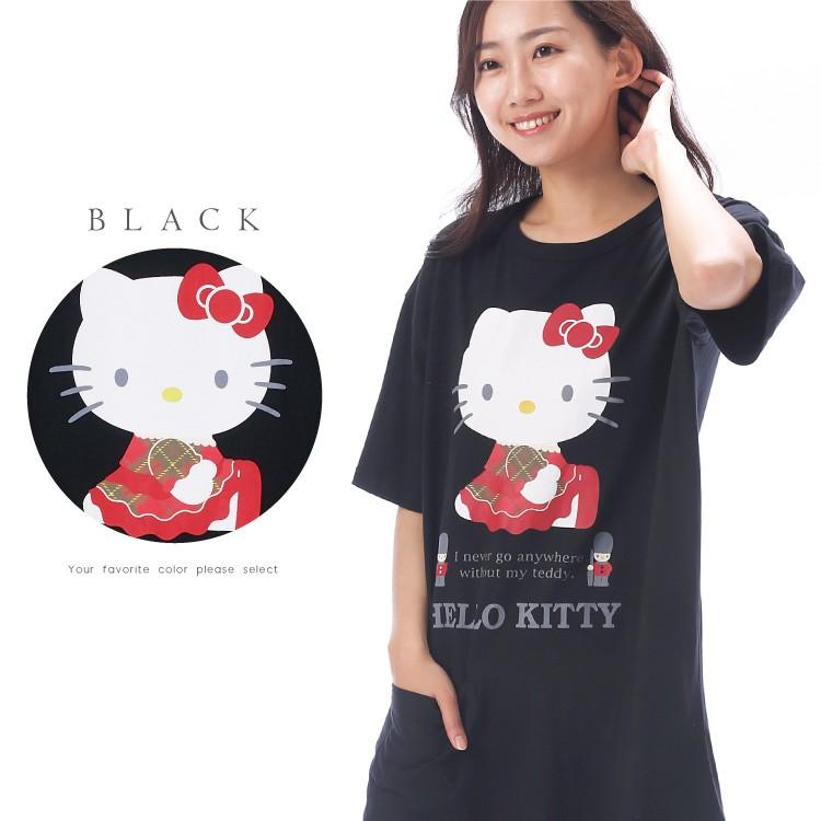 パジャマ ワンピース ハローキティ 半袖 ネグリジェ 夏 ビックｔシャツ キティちゃん サンリオ ロング丈 キャラクター マタニティ ｍ ｌ ｌｌ Y7 Hk2192 216so Hk2192 216so Nishiki Yahoo 店 通販 Yahoo ショッピング