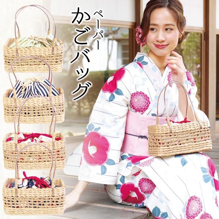 浴衣 バッグ かごバッグ 夏 軽い 軽量 巾着付き 巾着が取り外せる 浴衣小物 和柄 ストライプ 甚平 和小物 お祭り 夏祭り 花火 Z1 Kago Bag3 Paper Kago Bag3 Paper Nishiki Yahoo 店 通販 Yahoo ショッピング