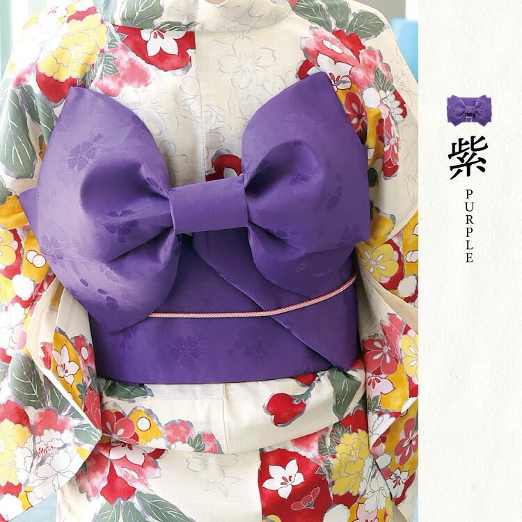 リボン型作り帯 作り帯 単品 浴衣小物 yukata 簡単アレンジ 和装 和服小物 和小物 お祭り 夏祭り 花火【全6色】 z1-obi2 | ブランド登録なし | 14