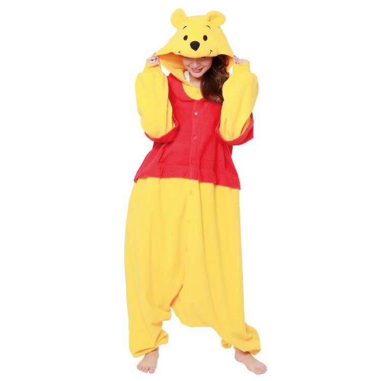 Disney 着ぐるみ パジャマ 大人用 フリース プーさん ティガー Disney 着ぐるみ パジャマ 大人用 フリース プーさん ティガー