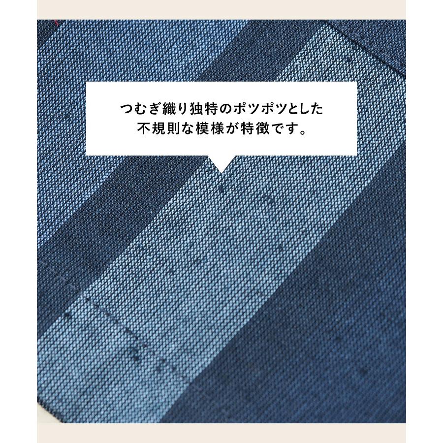 作務衣 レディース 女性 さむえ 綿100％ つむぎ織り 木綿 作業着 部屋