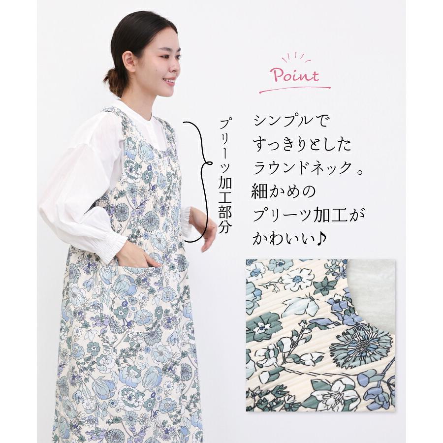 エプロン おしゃれ かわいい ワンピース ドレスエプロン かぶるだけ