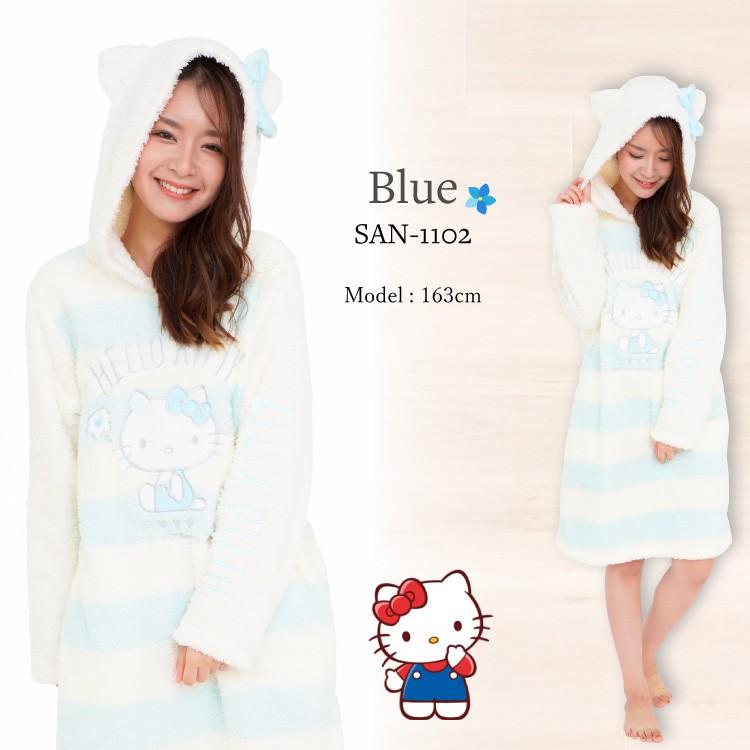 パジャマ ワンピース レディース かわいい 冬 ルームウェア キティ マイメロ 長袖 サンリオ キャラクター 大人用 ｍｌ Sazac サザック Y4 San1102all 佐川 San1102all Nishiki Yahoo 店 通販 Yahoo ショッピング