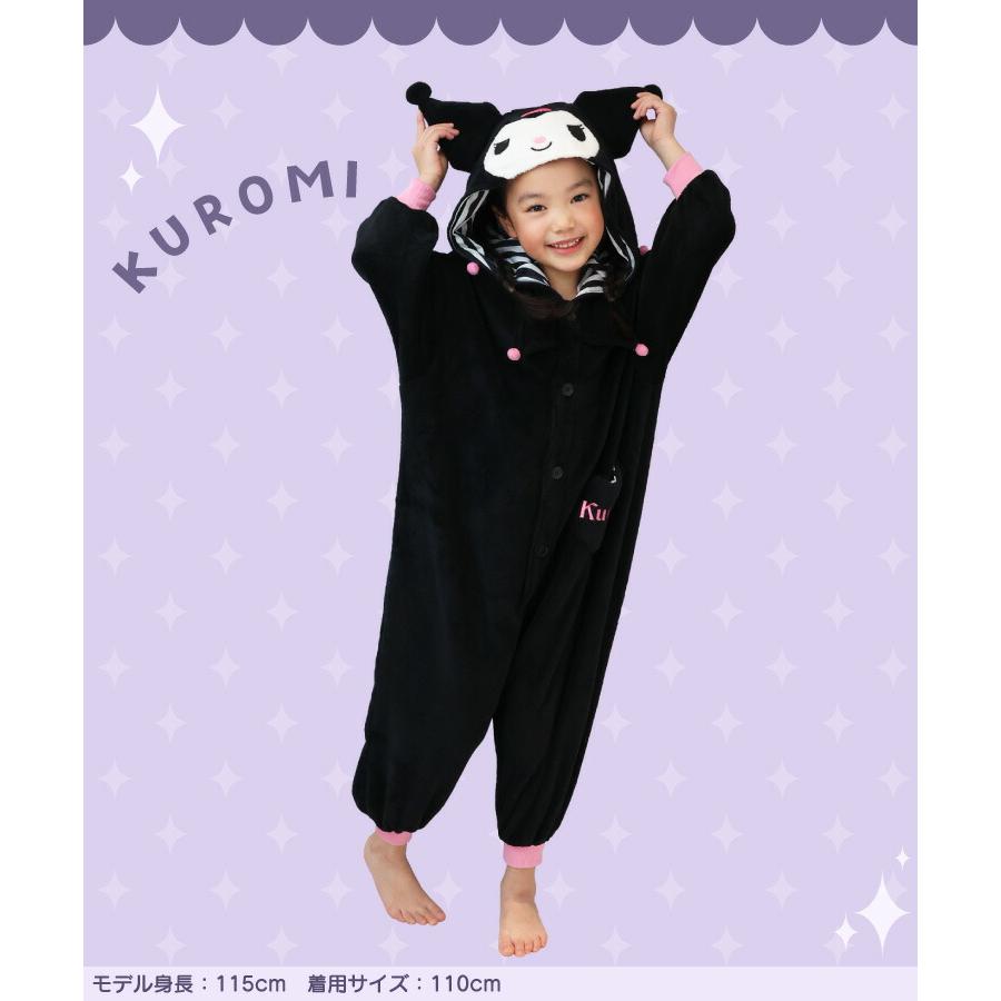 sanrio 着ぐるみ パジャマ 子供用 クロミ フリース キャラクター sanrio 着ぐるみ パジャマ 子供用 クロミ フリース キャラクター
