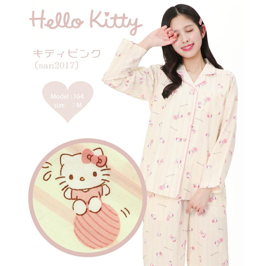 sanrio（サンリオ） パジャマ レディース 長袖 綿100% 春 かわいい