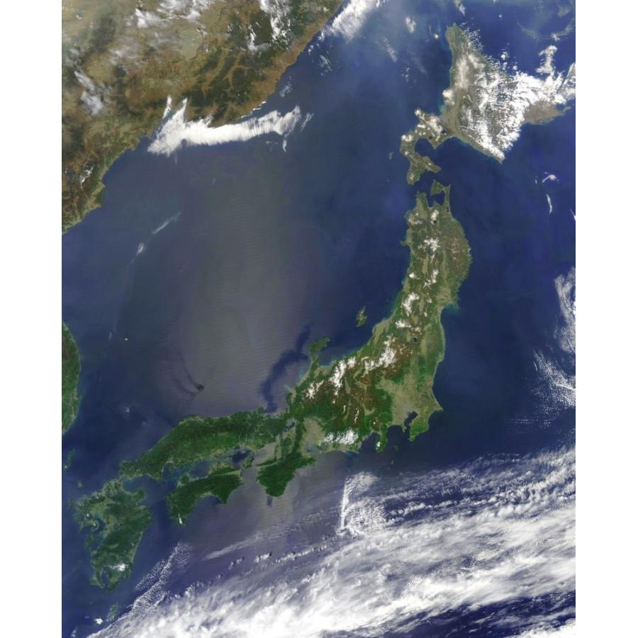 楽天市場 絵画風 壁紙ポスター はがせるシール式 日本列島 地理 地図 地球 人工衛星 キャラクロ Ert 006s1 585mm 726mm 特売 Turningheadskennel Com