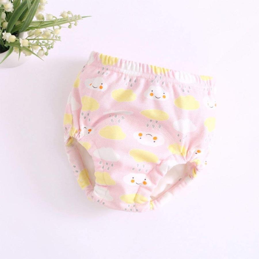 Kisbini ベビー トレーニングパンツ 男の子 女の子 赤ちゃん 中股6層 綿 3枚組 90cm 100cm 110cm Basketball Mk