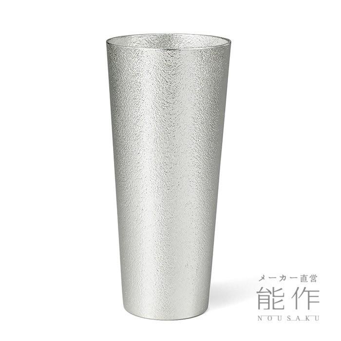 公式 能作  ビアカップ - L  錫100％ 名入れ可 ギフト包装可 プレゼント 記念品 父の日 ビアグラス ビールグラス タンブラーの画像