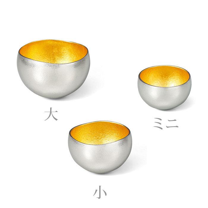 能作 公式 Kuzushi - Yure - ミニ - 金箔 錫100％ 酒器 ぐい呑 ギフト