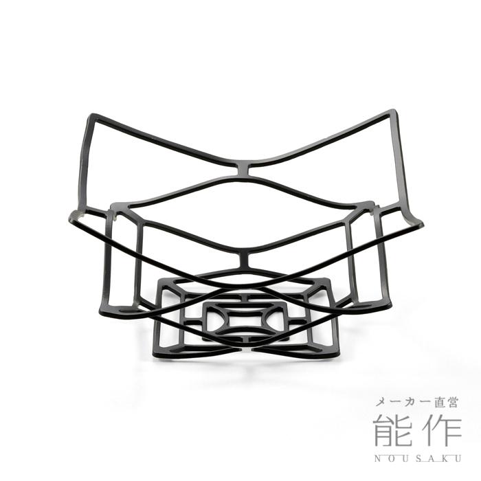 能作 公式 KAGO - スクエア - M - リバーシブルブラック 錫100