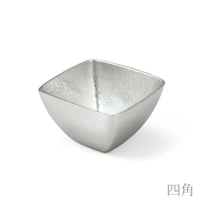 能作 公式 小鉢 - 丸・三角・四角 錫100％ ギフト包装可 プレゼント