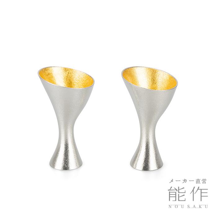 能作 公式 ワイングラス - Sライン - 金箔 2ヶセット : 能作Yahoo 