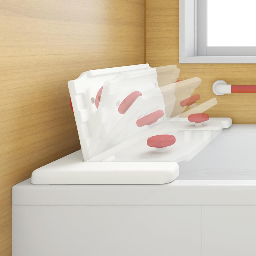 介護用バスボード　跳ね上げ　アロン化成　安寿　バスボードH-Sはねあげくん アロン化成 安寿 バスボードH-S はねあげくん : 福祉用具のショップ