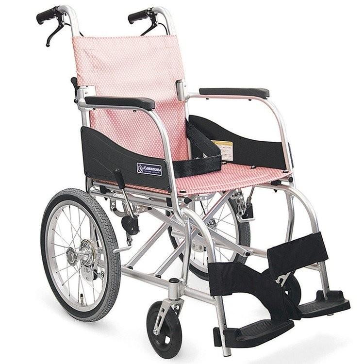 カワムラサイクル　超軽量　介助用　車椅子　ふわりす　KF16 カワムラサイクル 超軽量車いす（介助用）ふわりす KF16-40SB （直送品