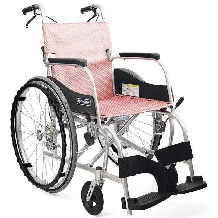 カワムラサイクル 自走式 ふわりす KF22-40(42)SB バンド式介助者用 