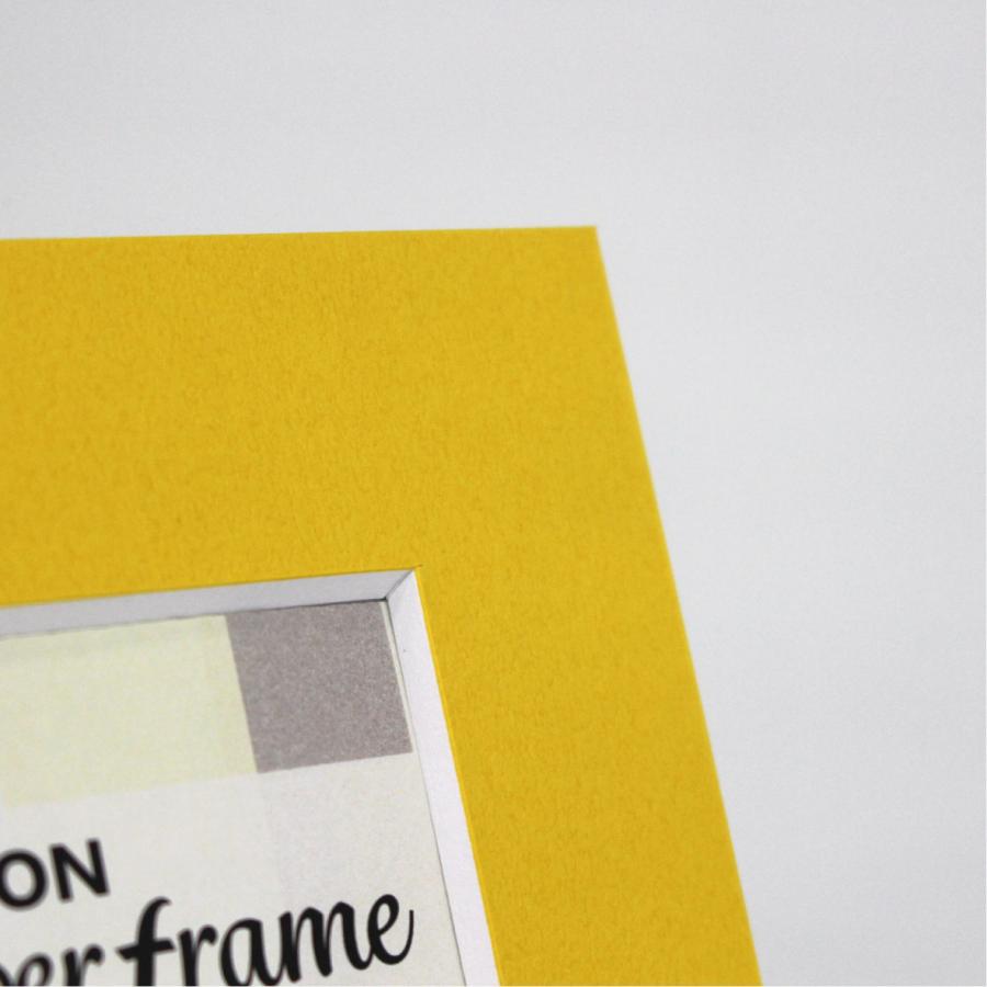 アートペーパーフレーム トレーディングカードサイズ 59mm×86mm スリーブ付 Yellow 黄 オリオン apftyv59