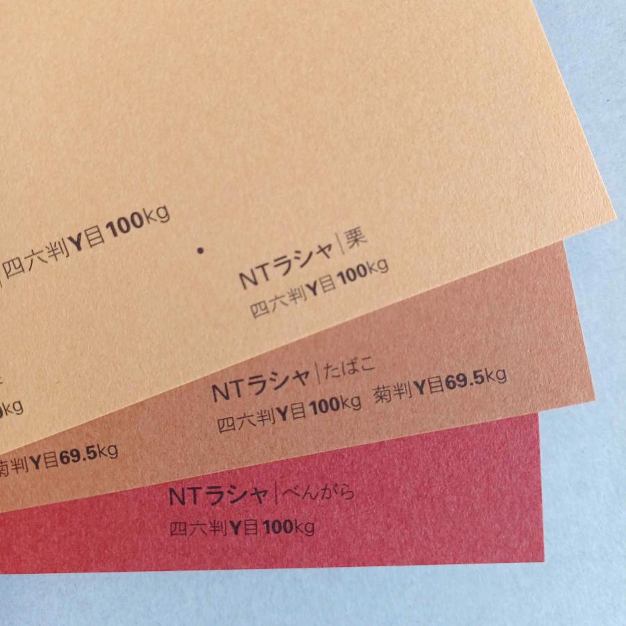 取寄】NTラシャ <130kg>オレンジ 【画材の通販は画材販売.jp】 NTラシャ ＜130kg＞ 黄色 A3 40枚