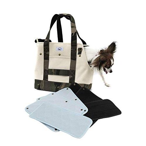 楽天ランキング1位 Entrambi ペットバッグ 冷感温感マット 犬 猫 キャリー ひんやり 暖かマット バッグ トート スリング 小型犬 中 公式の Www Aranhaweb Com