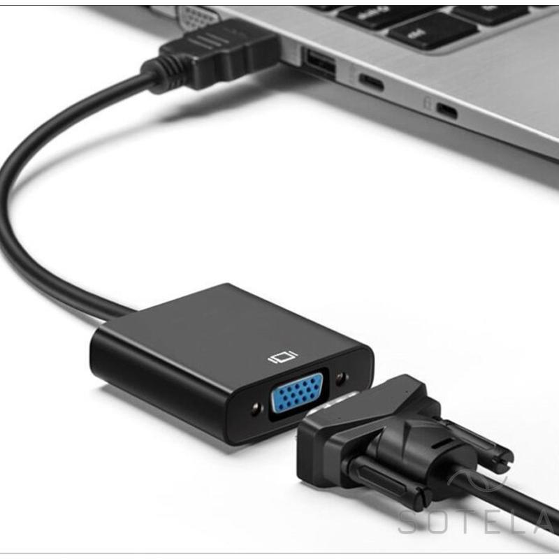 HDMI to VGA 変換 アダプタ ケーブル hdmi vga 変換アダプタ 変換ケーブル D-sub15pin HDMI オス VGA メス 変換器 スイッチ ノートPC リモートワーク モニター｜shoppin｜07