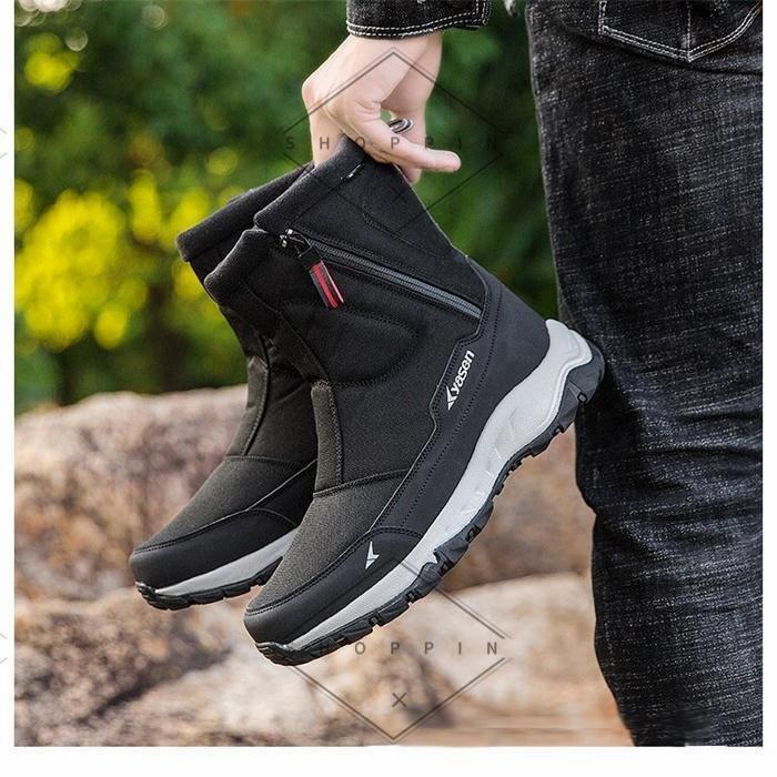 人気 スノーブーツ メンズ 防水 防寒 防滑 安い 滑らない スパイク ウィンターブーツ レディース メンズ 防寒 40度 ブラック スキー P Shoppin 通販 Yahoo ショッピング