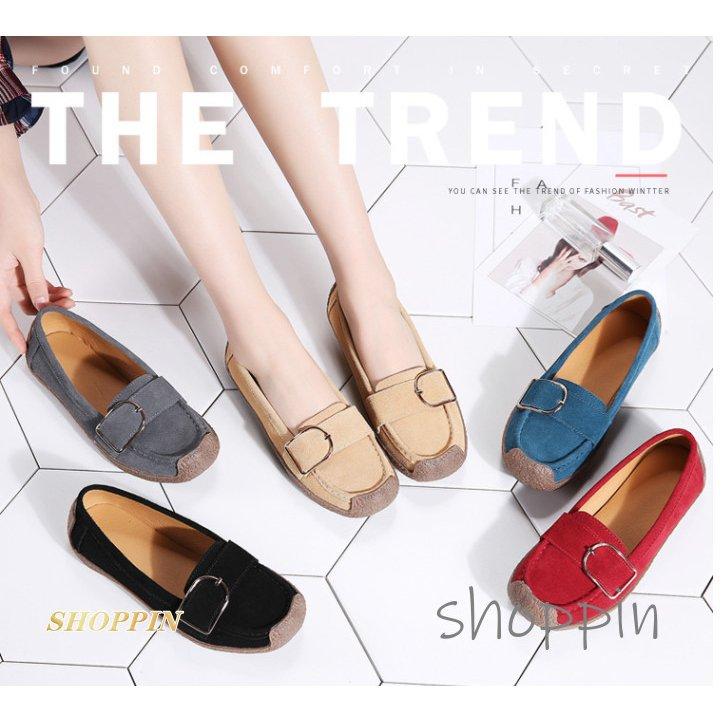 モカシン レディース モカシンシューズ 春夏 ぺたんこ 軽量 モカシンローファー シューズ 本革 スウェード かわいい 大きいサイズ コンフォート おしゃれ Pac0 Shoppin 通販 Yahoo ショッピング