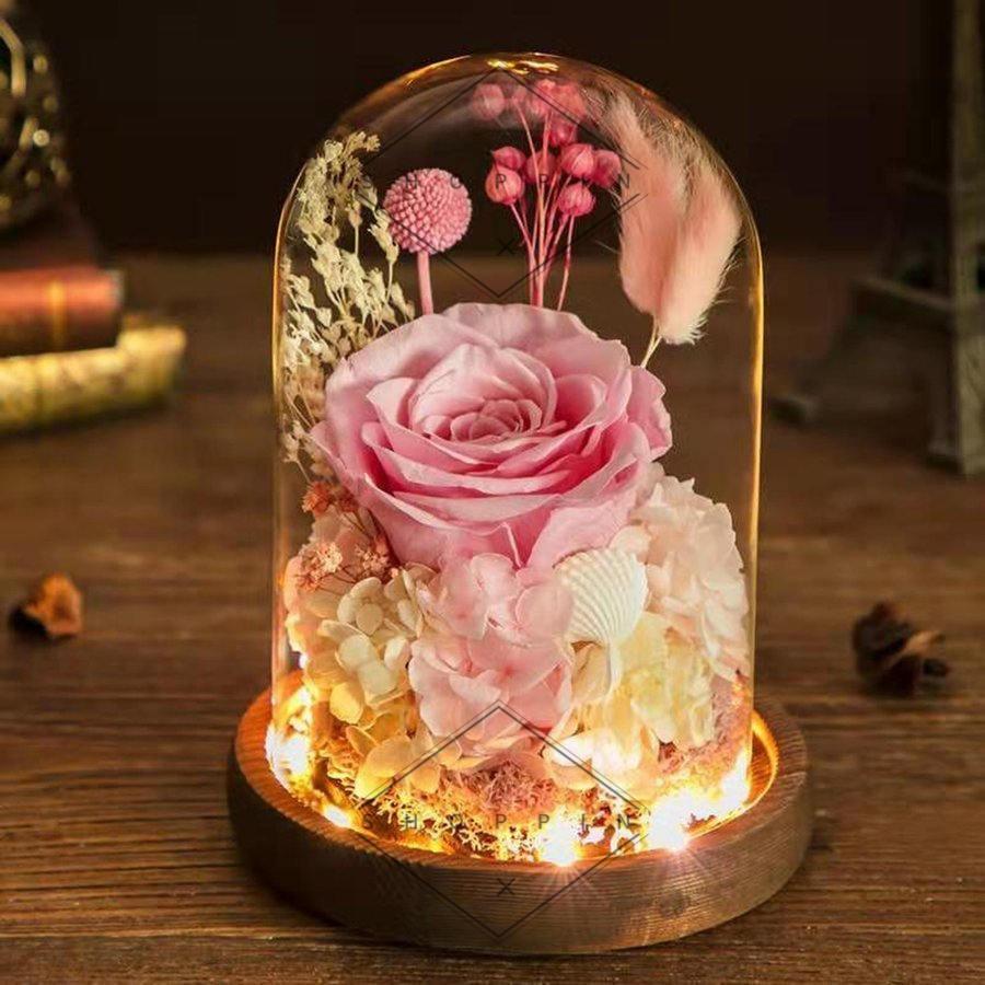 プリザーブドフラワー クリスマス ガラスドーム 薔薇 ドライフラワー バラー 枯れない花 キット ご注意 お届け方法によって納期が違います Www Bollywoodpapa Com