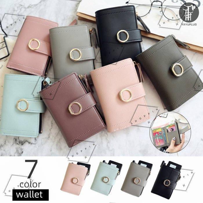 二つ折り財布 レディース 二つ折り ミニ 財布 薄型 女性用 ファスナー おしゃれ かわいい 大人 薄め 無地 カード入れ 小銭入れ カード収納 Pbf Shoppin 通販 Yahoo ショッピング