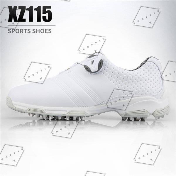 ゴルフシューズ レディース シューズ フリーロック ダイヤル式 婦人靴 Pu スパイクレス 軽量 スポーツ 防水 通気 おしゃれ 可愛い 好評にて期間延長