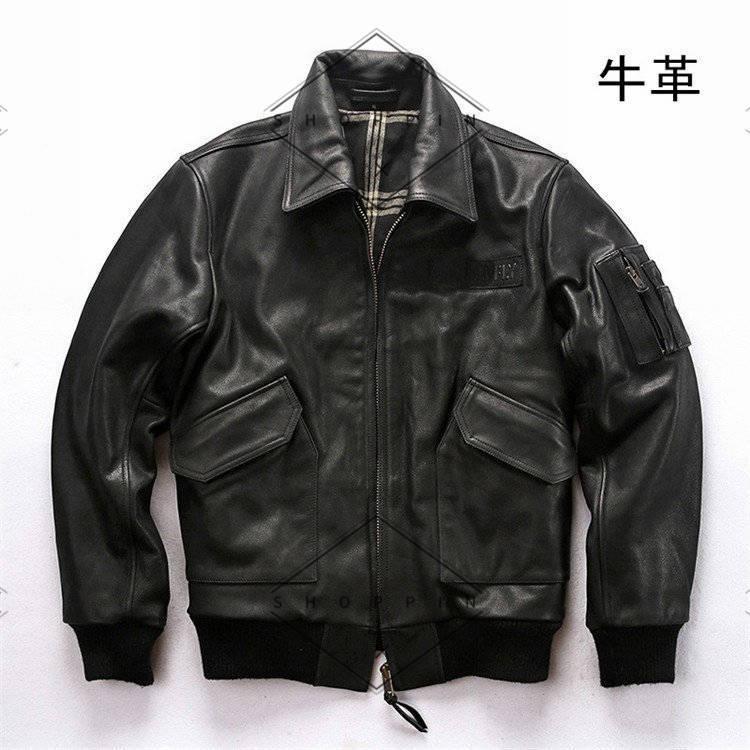 ABSURD 牛革レザージャケット パーソンズ牛革ライダースジャケット レザージャケット