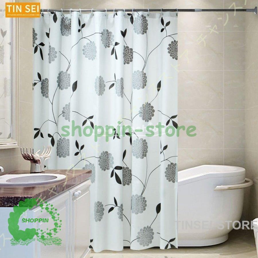 シャワーカーテン バスカーテン お風呂カーテン 防水 防カビ 加工 浴室カーテン 間仕切り 遮像 リング付属 取付簡単 ユニットバス 北欧 一人暮らし おしゃれ Yl Mitiko0330 Yl11 Shoppin 通販 Yahoo ショッピング