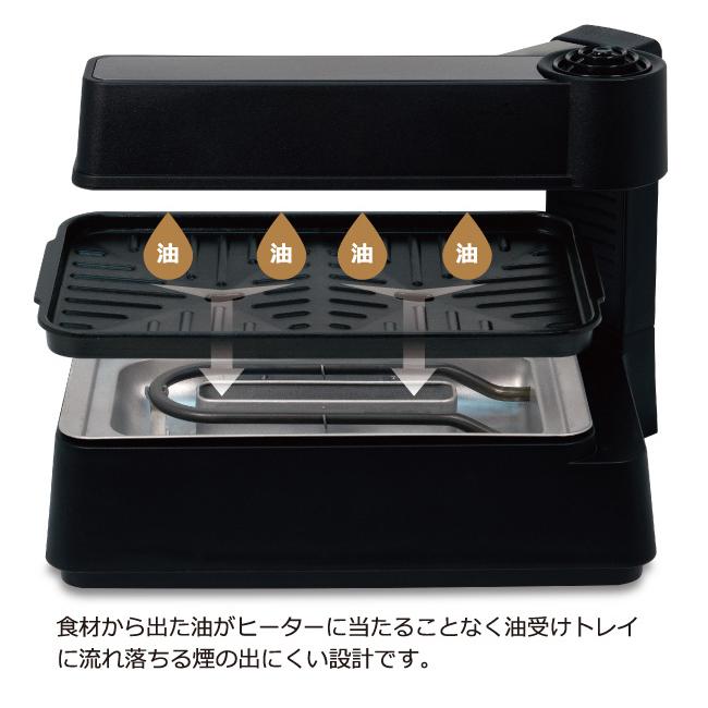 コンパクト無煙調理器 HTG-377 Amazon | ヒロコーポレーション デジタルディスプレイコンパクト無煙