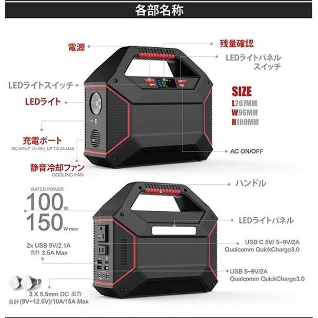 サイエルインターナショナル MW-PP155 ポータブル電源　未使用 ポータブル電源 おすすめ 大容量 42000mAh 155Wh バッテリー