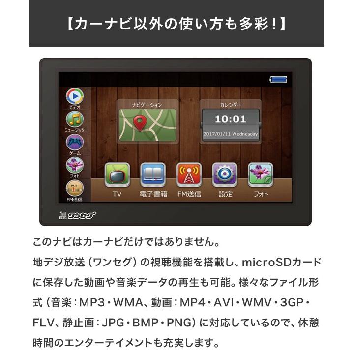 カーナビ 7インチ ポータブルナビ 2025年リリース版ゼンリン社