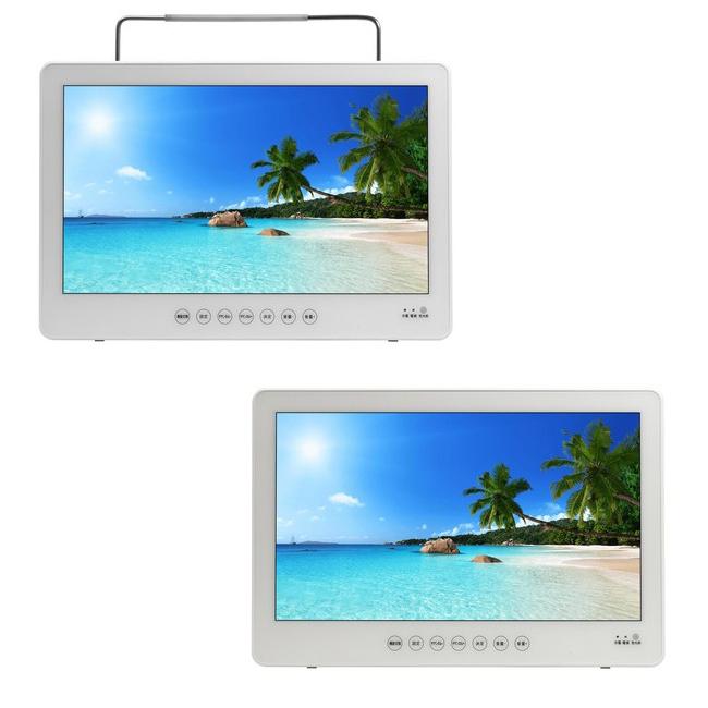 14インチ DVDプレーヤー ポータブル フルセグ 防水 IPX7 3電源対応