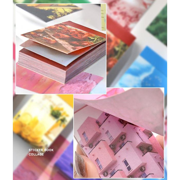 シールブック コラージュ 大人 シール ステッカー 6種類SET 海外