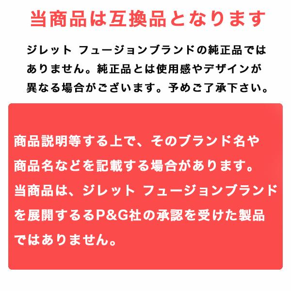 ジレット 5枚刃 フュージョン 替刃 互換品 24個入り Gillette Fusion プログライド かみそり 剃刀 替え刃 ヘッド Fusion5 髭剃り カミソリ 低刺激 お得 高性能｜shopping-lab｜06